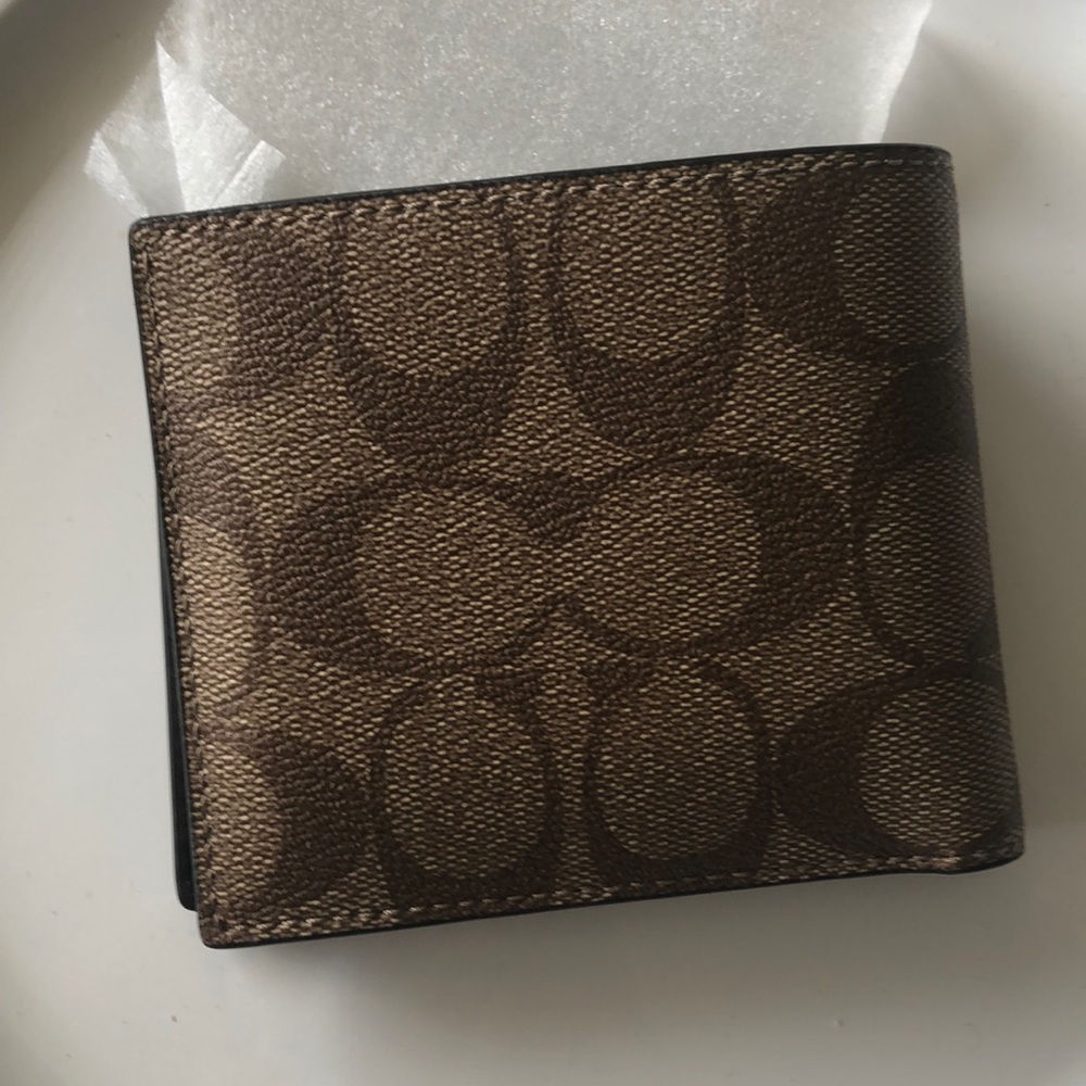 Coach Id billfold wallet signature canvas - Picture 2 of 3
